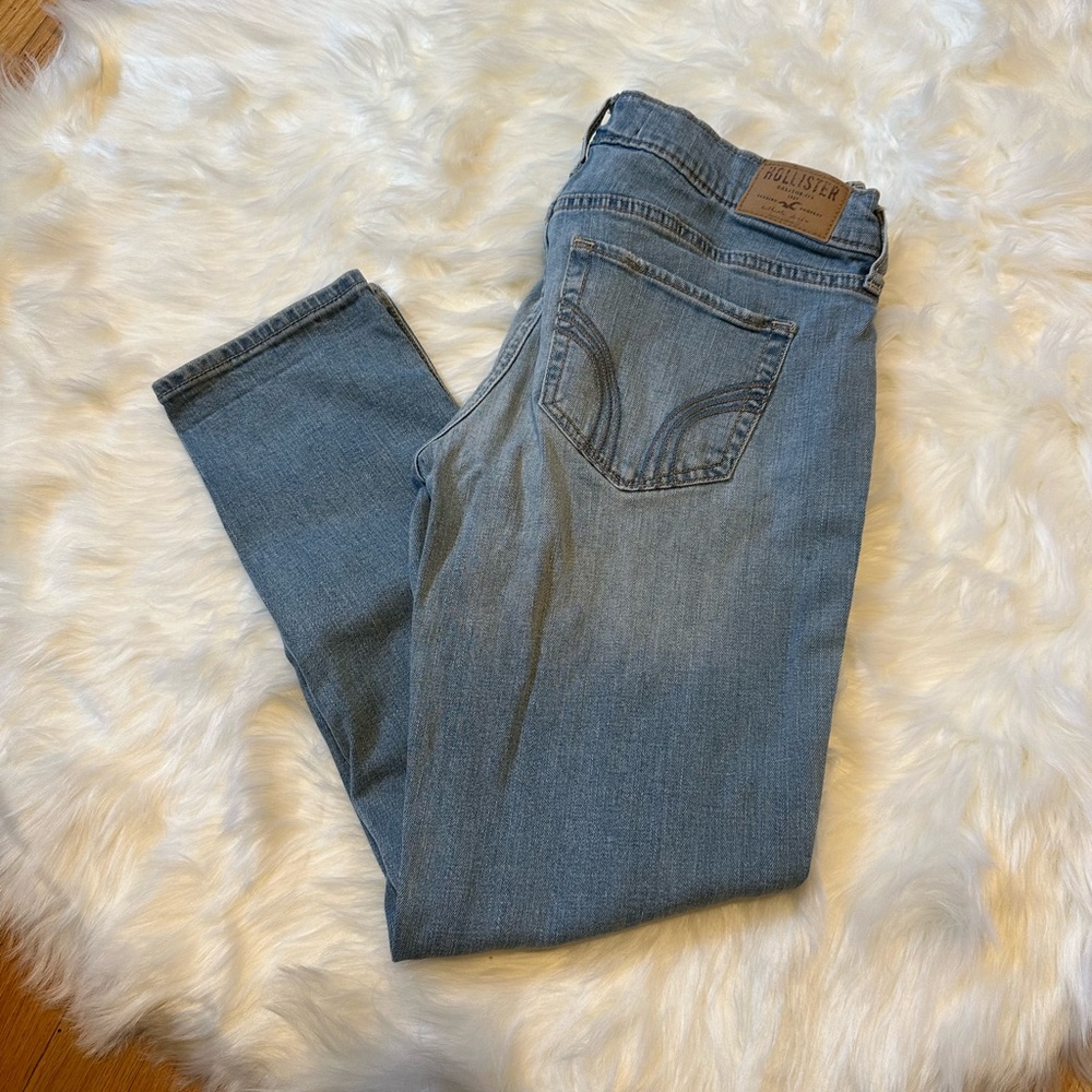 hollister patch jeans